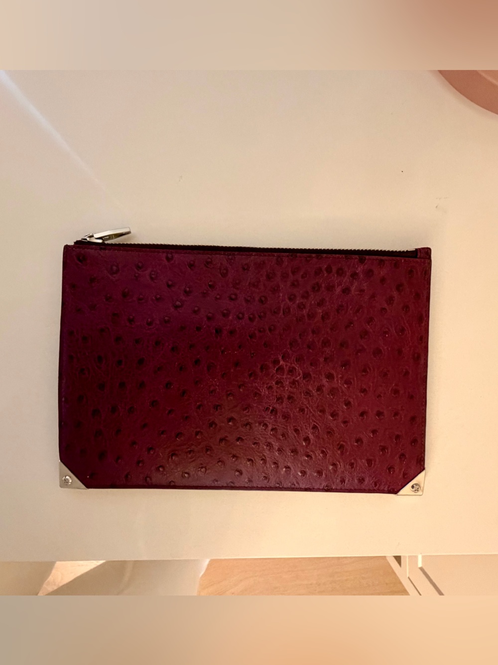 Alexander Wang Ostrich Clutch - Picture 3 of 6
